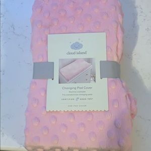 NWT Pink Changing Pad Cover